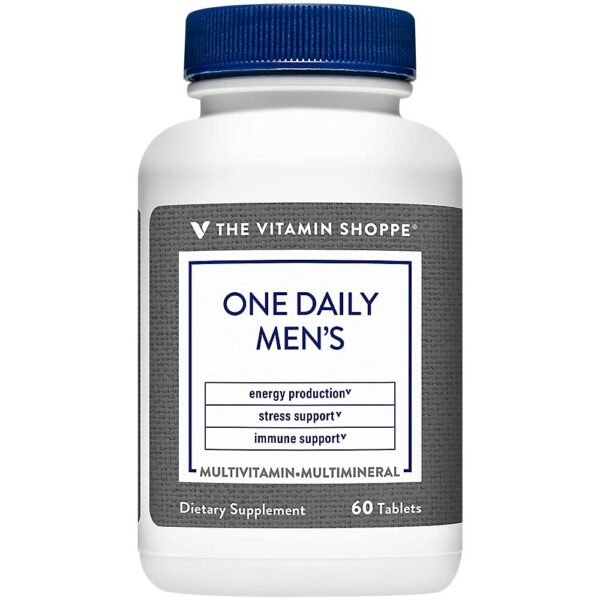 The Vitamin Shoppe multivitaminas hombre frasco 60 tabletas