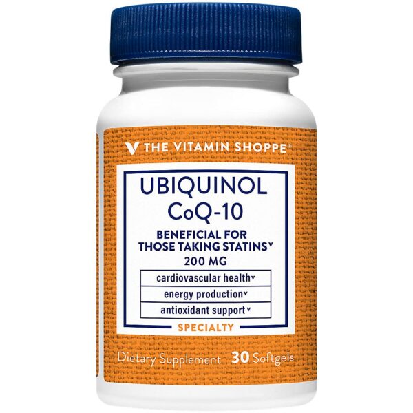 The Vitamin Shoppe Ubiquinol CoQ-10 frasco
