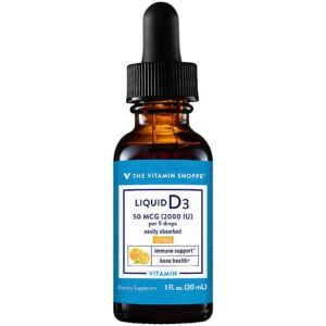 Version 1.0.0 The Vitamin Shoppe Vitamina D3 líquida botella 1 onza