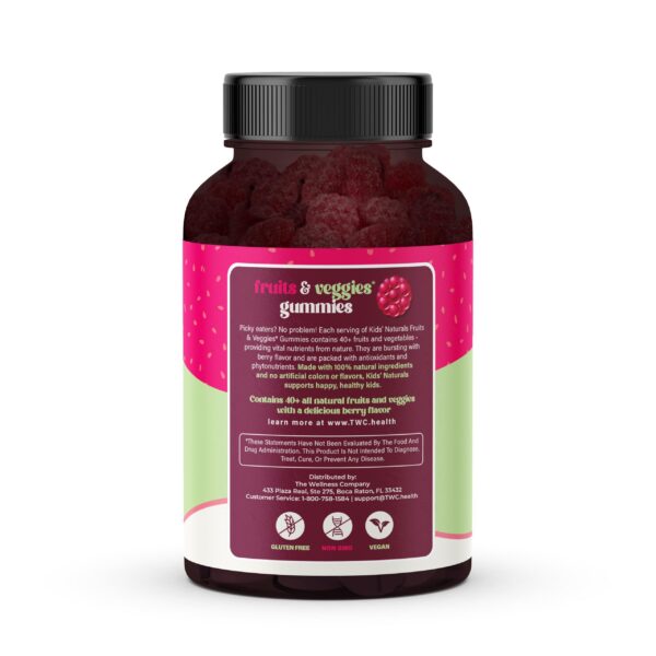 Version 1.0.0 Etiqueta frontal The Wellness Company Kids Naturals