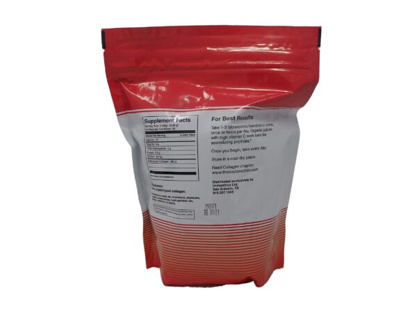 Etiqueta del producto The Doctor Within colágeno hidrolizado sin sabor