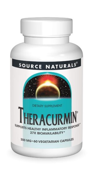 Theracurmin Source Naturals cápsulas vegetales 300mg 60 unidades