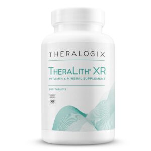 Envase de TheraLith XR con 360 tabletas