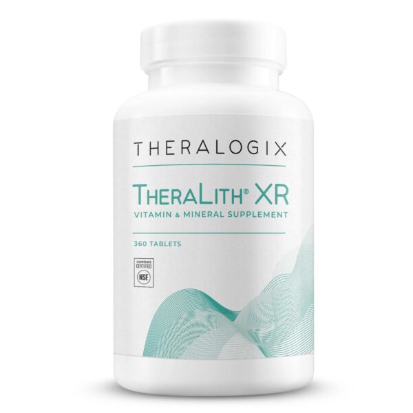 Version 1.0.0 Envase de TheraLith XR con 360 tabletas