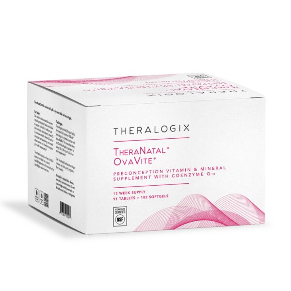 Theralogix TheraNatal vitaminas prenatales suplemento fertilidad mujer