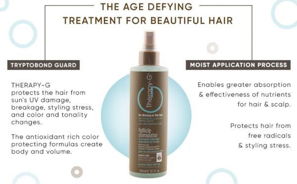 Therapy-G estimulador folicular etiqueta del producto