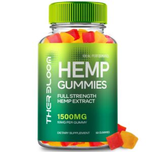 Version 1.0.0 TherBloom gomitas cáñamo etiqueta frontal