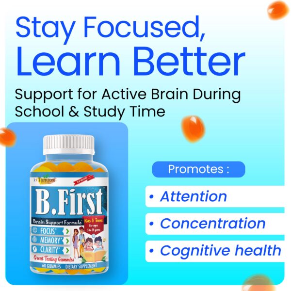 Version 1.0.0 gomitas enfoque para niños - etiqueta