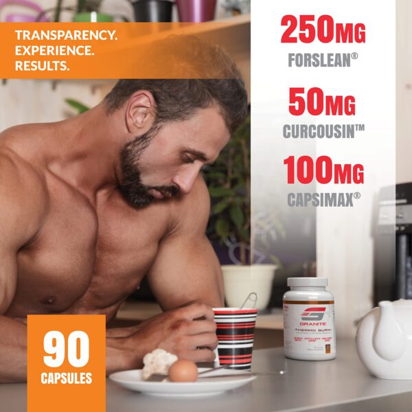 Etiqueta de Thermo Burn Granite Supplements