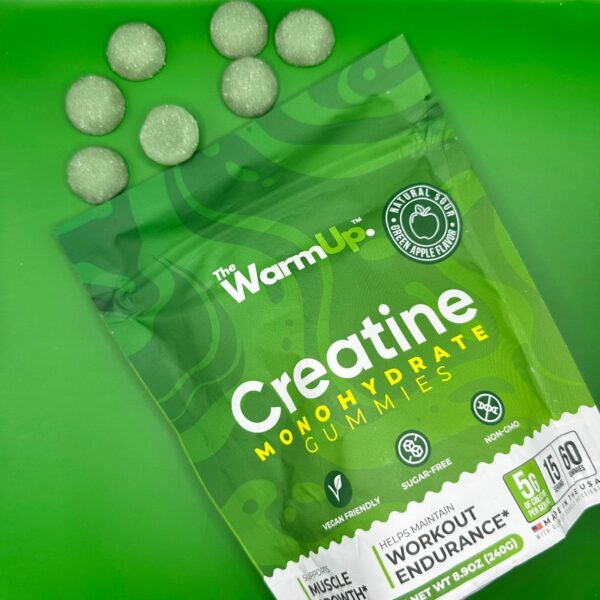 Gomitas de color verde en blíster