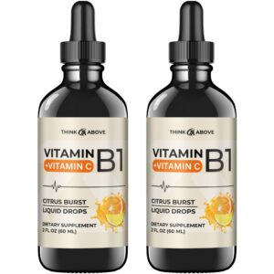 Frente del frasco Think Above B1 y C gotas líquidas