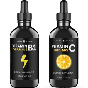 Think Above gotas líquidas vitamina B1 tiamina mononitrato 2 oz