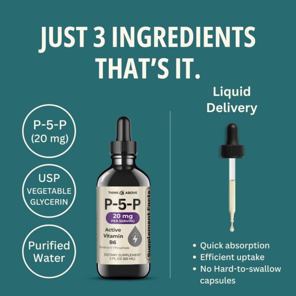 Etiqueta detallada de P5P y Vitamina B6