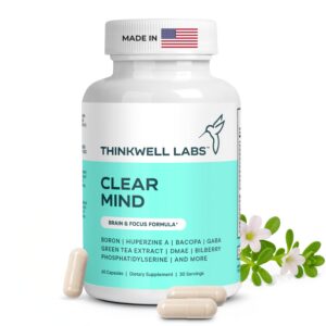 Frasco frontal de THINKWELL LABS cápsulas