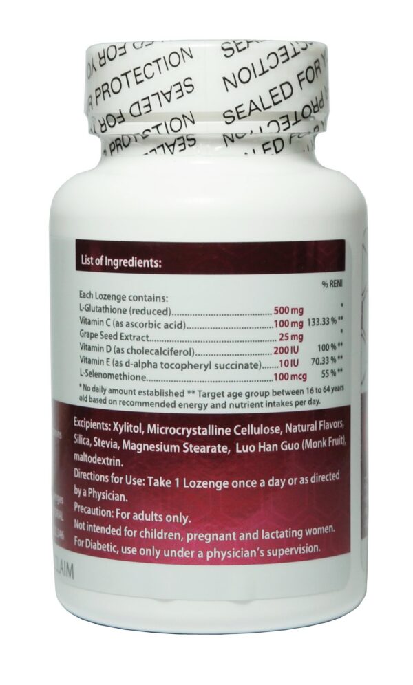 Envase Thiocell Glutatión Complex