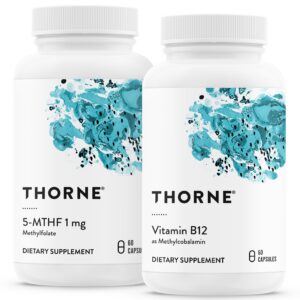 Version 1.0.0 Frente de envase Thorne 5-MTHF y B12 60 porciones