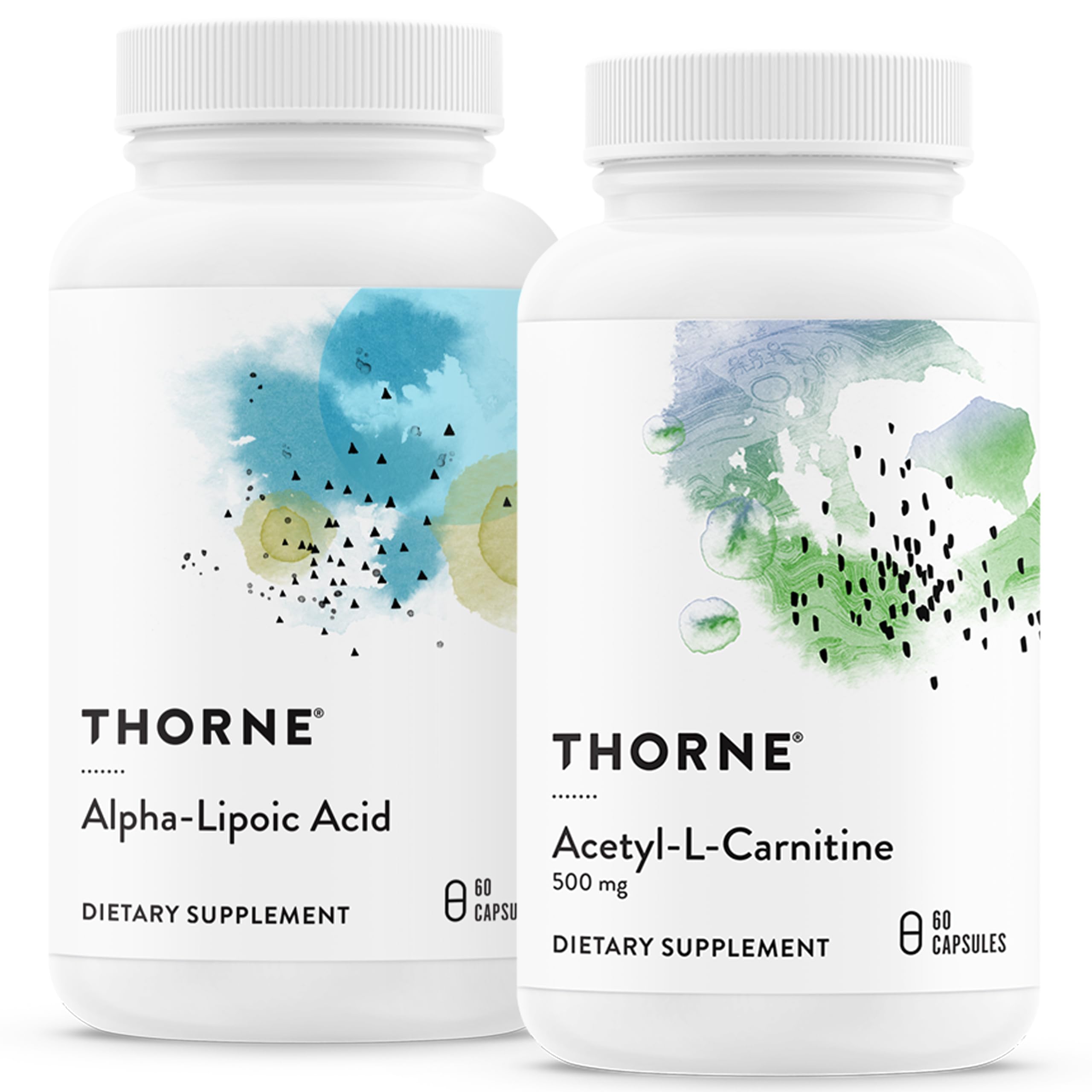 THORNE Ácido alfa-lipoico y acetil-L-carnitina