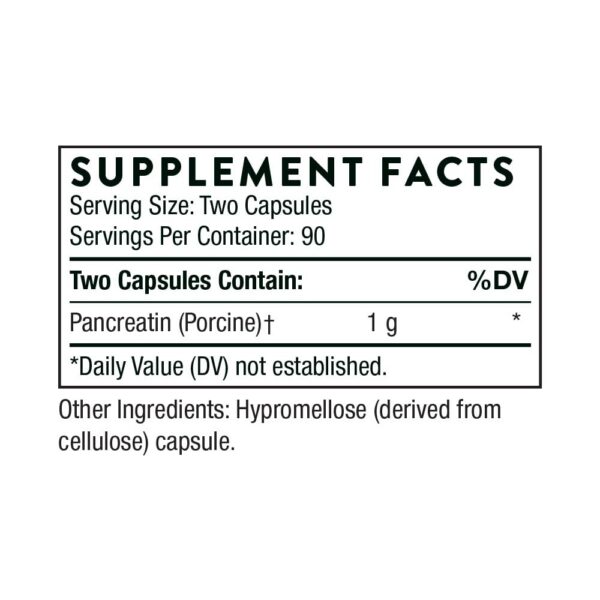 Thorne Enzimas pancreaticas vista lateral