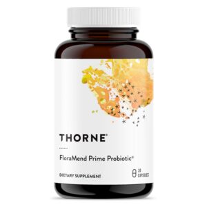 THORNE FloraMend Prime probiótico 30 cápsulas para salud intestinal