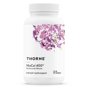 THORNE NiaCel 400 suplemento de NAD para energía y salud