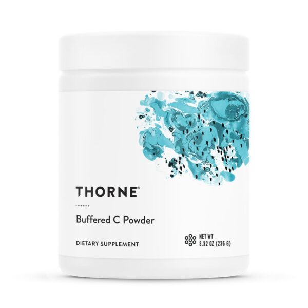 THORNE polvo vitamina C en envase 8.32 onzas