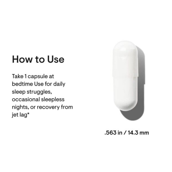 Etiqueta del producto THORNE Sleep Support Duo