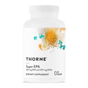 Frente de envase THORNE Super EPA
