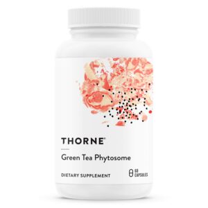 THORNE té verde fitosoma antioxidante cápsulas sin cafeína