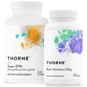 Thorne Wellness Essentials Bundle frente a caja