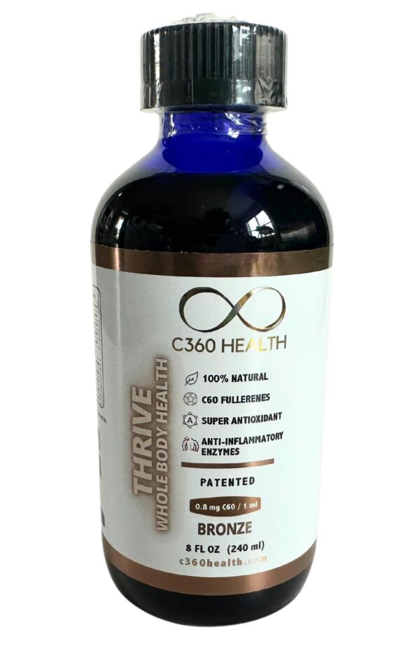 Version 1.0.0 Thrive Carbon 60 C60 frasco