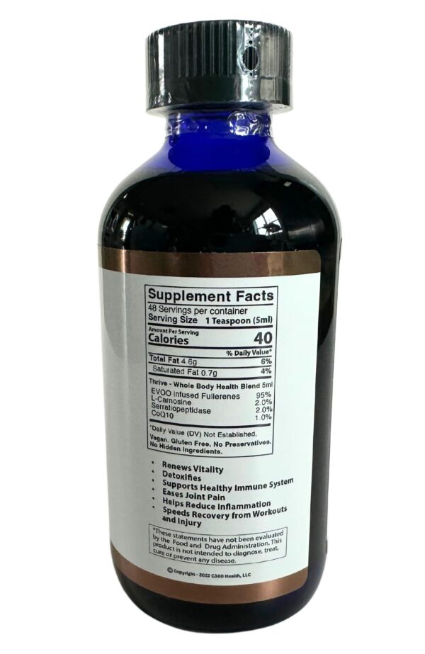 Version 1.0.0 Etiqueta Thrive Carbon 60 C60