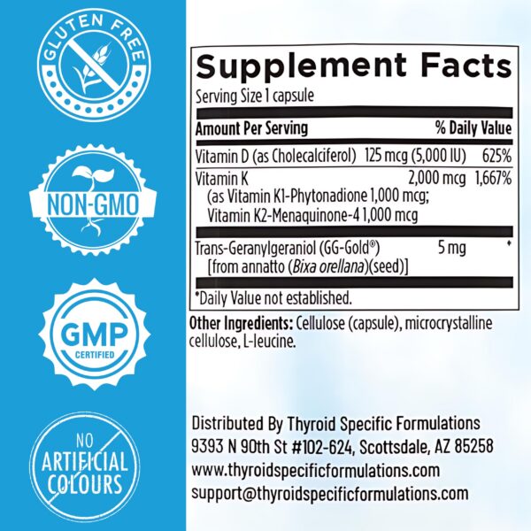 Version 1.0.0 Cápsulas D3/K2 listas para consumo diario