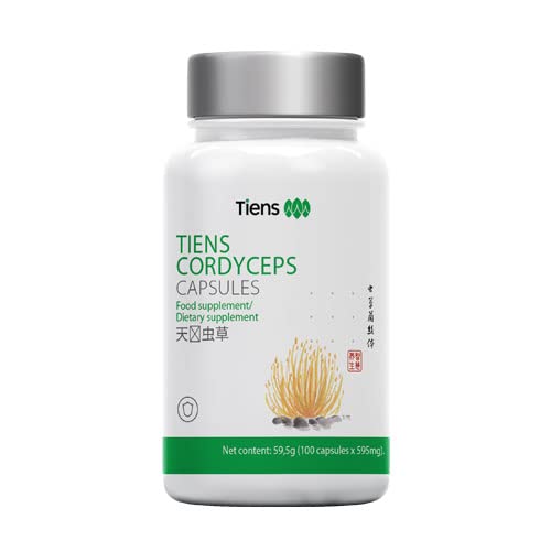 Botella de 100 cápsulas Tiens Cordyceps extracto natural