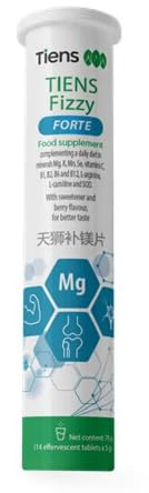 Frente del envase Tiens Tabletas Efervescentes Magnesio