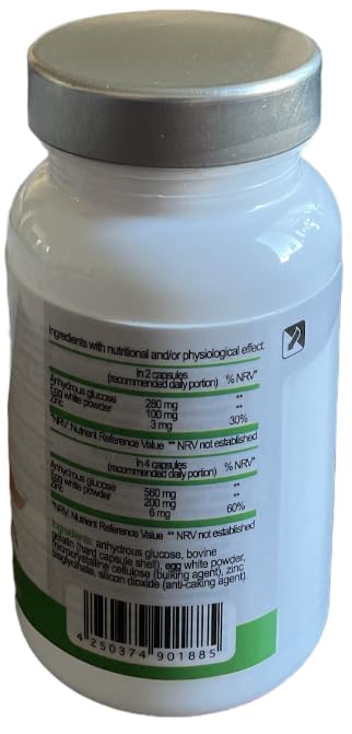 Etiqueta de ingredientes Tiens Zinc