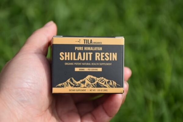 Etiqueta del producto Shilajit Tila