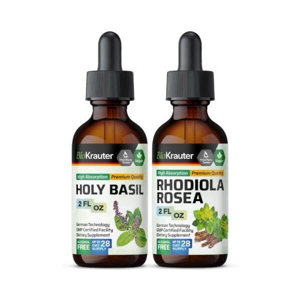 Tinctura de albahaca santa Bio Krauter para relajación