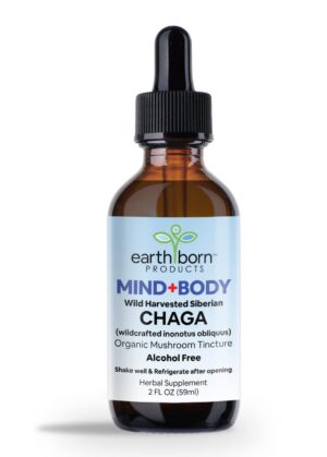 Botella de tinctura de chaga siberiano Earthborn