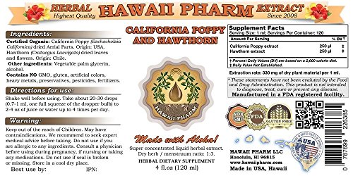 Version 1.0.0 Tinctura herbal extracto amapola california espino natural