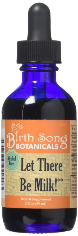 Tinctura herbal para lactancia Birth Song Botanicals botella