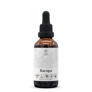 Version 1.0.0 Tinctura natural Bacopa sin alcohol frasco 2 fl oz