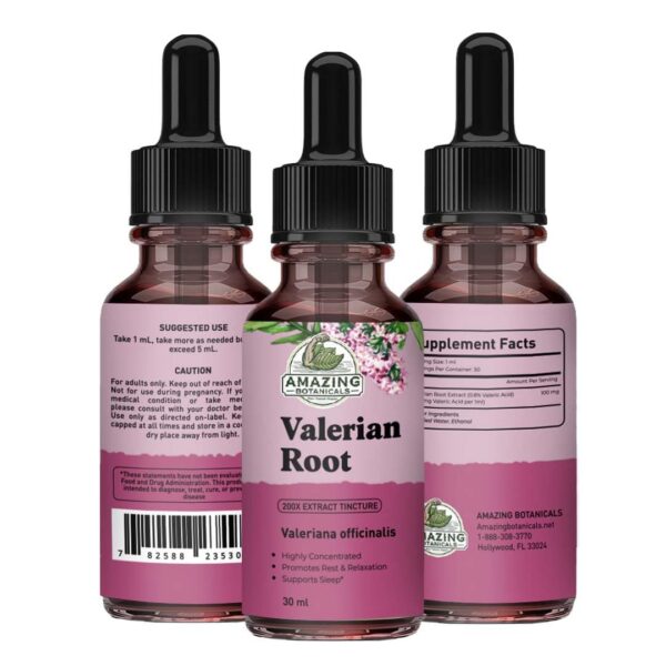 Version 1.0.0 Tinctura de valeriana para sueño y relajación 1 onza