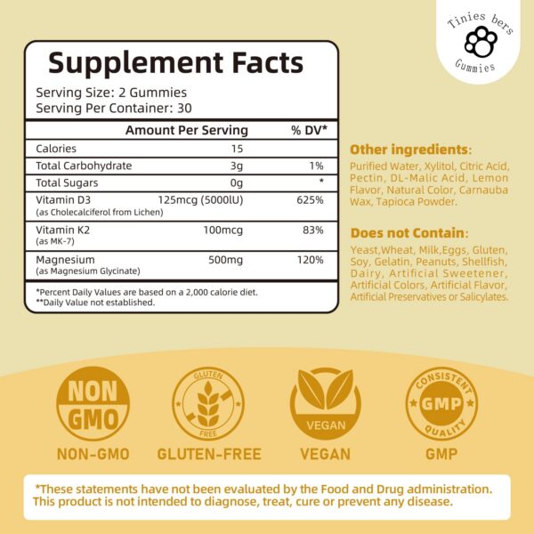 Version 1.0.0 Frasco de Tinies bers con gomitas