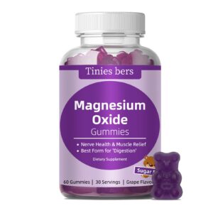 Frasco de gomitas Tinies bers magnesio-oxide 500 mg