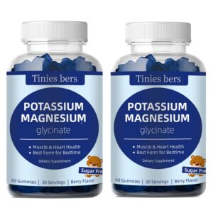 Gomitas potasio magnesio glicinato frasco