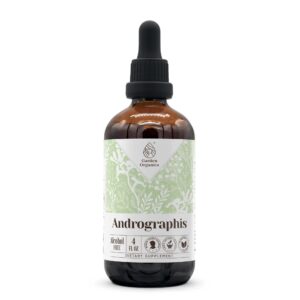 Tintura natural Andrographis Garden Organics botella 118ml