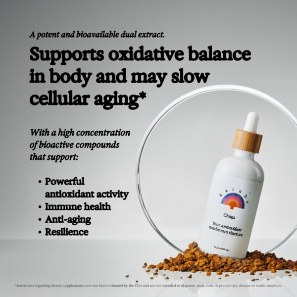 Tintura chaga Rainbo suplemento apoyo inmune