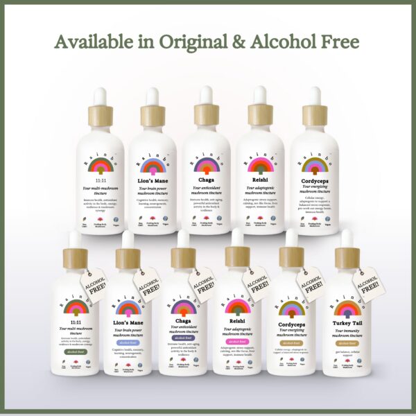 Version 1.0.0 Extracto de 11 hongos para salud integral Rainbo 11:11