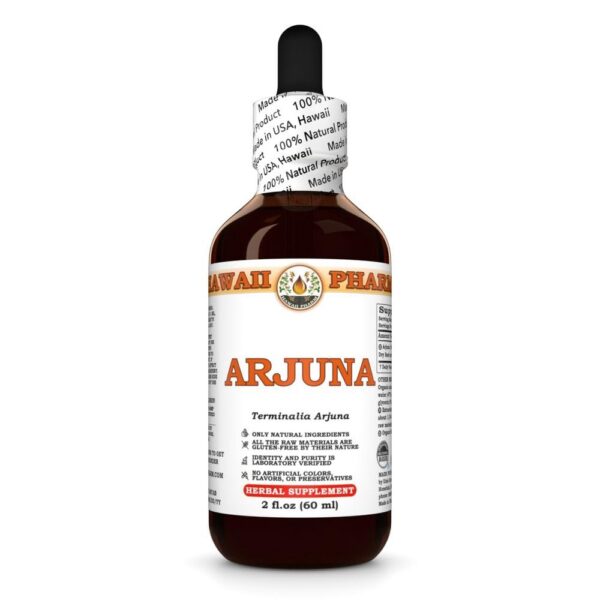 tintura extracto líquido de corteza de arjuna Hawaii Pharm