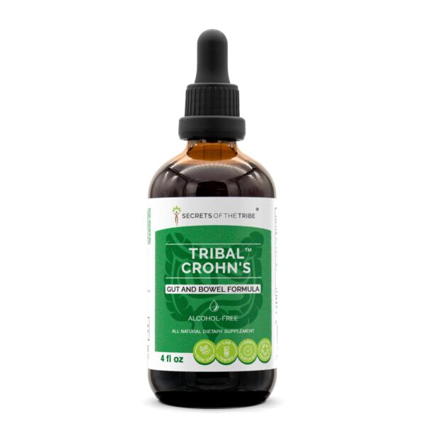 Version 1.0.0 Tintura herbal sin alcohol Tribal Crohn's para salud intestinal